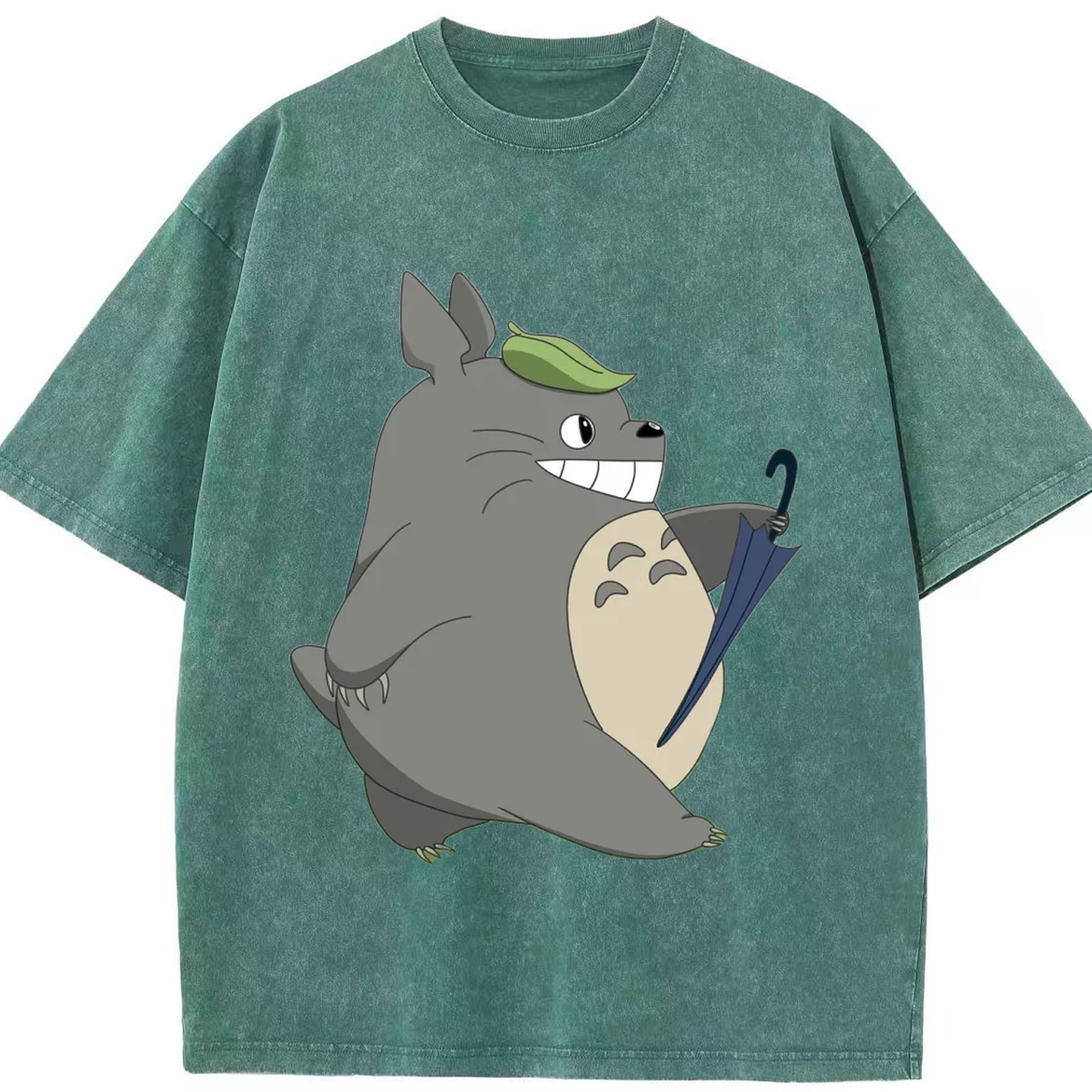 （画像用） となりのトトロ 草壁メイ 草壁サツキ My Neighbor Totoro Satsuki Kusakabe Mei Kusakabe 綿100% ヴィンテージ風 半袖Tシャツ（フロントプリント）